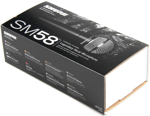 Imagen 4 de 5 de Micrófono Vocal Shure Sm58 Negro Profesional Original