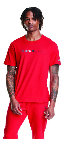Champion T Camisa 100% Algodon Para Hombre Camiseta Ligera