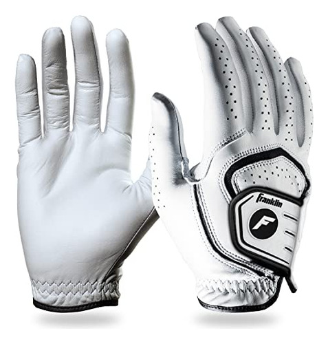 Guantes De Golf Franklin Sports Pro, De Piel De Primera Cali