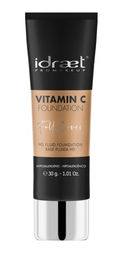 Base Maquillaje Vitamin C Foundation Full Cover 30 Gr Idraet