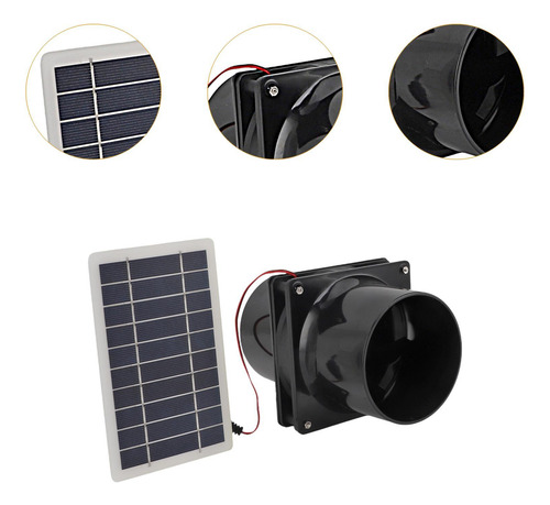 Unidad De Ventilación Con Energía Solar, Aire De