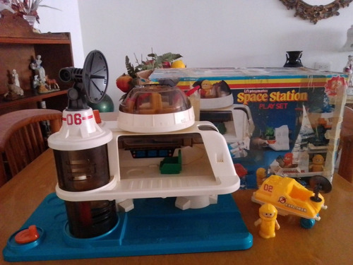 Estación Espacial Set De Juego Playmates Y Caja Vintage 1984