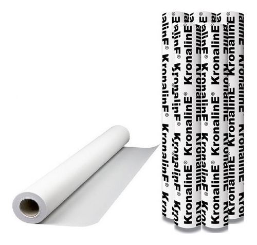 5 Rollos Papel Bond Plotter 90gr .61x50 Mts. Bx406 Kronaline