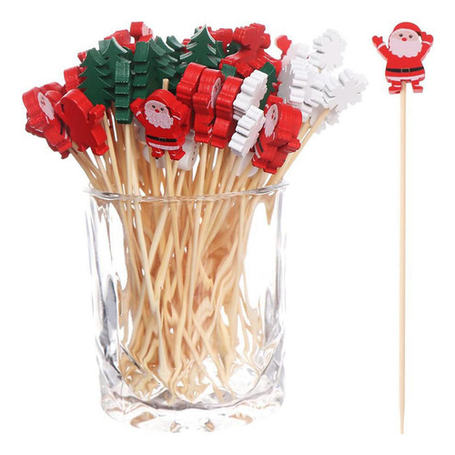 5 Palitos De De Natal, Palitos De Veado 50 Peças
