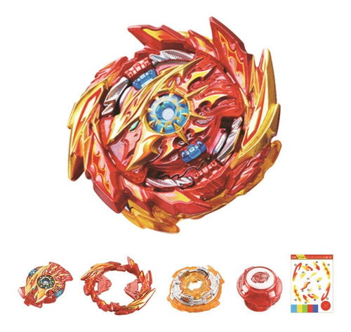 Imagen 3 de 5 de Beyblade Burst Superking Super Hyperion Lanzador De Chispas