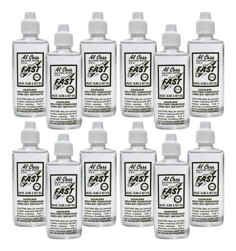 Aceite Fast Al Cass 2 Oz. Embolos Caja C/12 Pz. 341-12