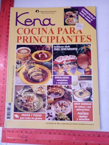 Revista Kena Cocina Para Principiantes No 12 Agosto 1996