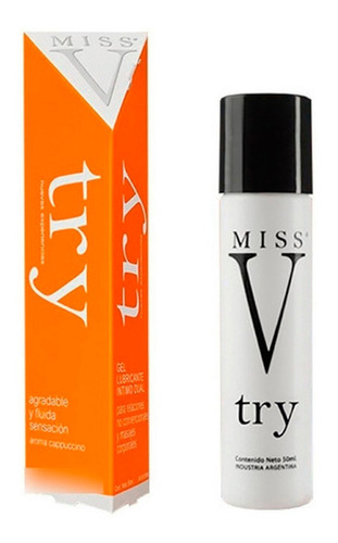 Imagen 2 de 3 de Lubricante Anal Try Miss V Gel Intimo