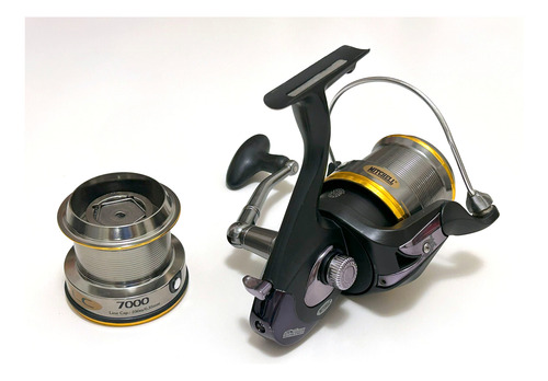 Reel Mitchell Compact Gold Lc 7000 Negro Derecho/izquierdo