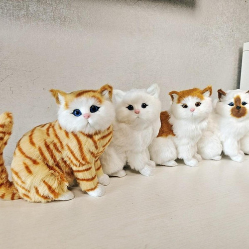 Figurado De Gato Realista Fotos Fotos De Juguete Estilo C