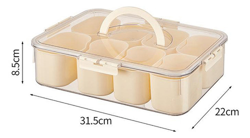 Caja De Almacenamiento Octogonal Para Refrigerador, Apta Par