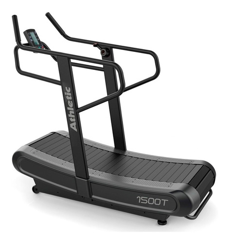 Caminador Mecánico Profesional Cross 1500t Athletic Supergym Color Negro