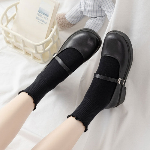 6 Pares Calcetines Mujer Calcetas Largas Moda Tines Dama