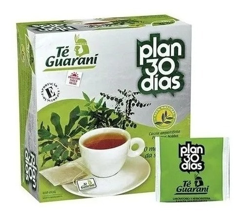 2 Cajas Té Guaraní Plan 60 Días 60 Saquitos X Caja