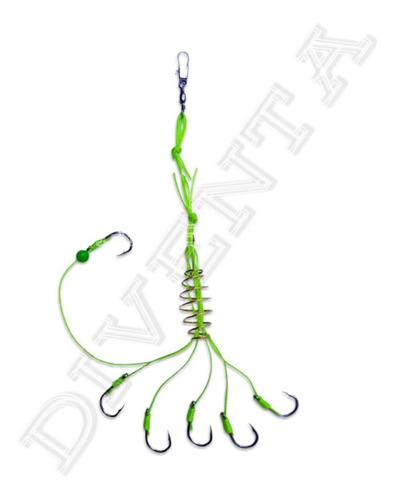 Linea Coreana Para Carpa Boga Anzuelos Resorte + Regalo