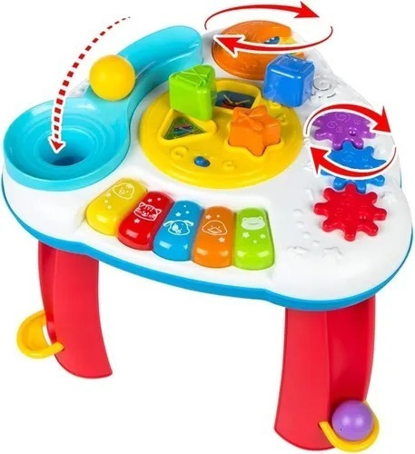 Mesa de actividades para bebé Winfun Mesa Didactica con luz y sonido