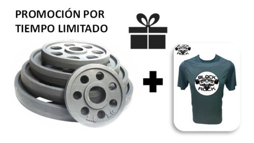 Kit 60 Kg Pesas Discos Olimpicos! Entrada 2 Pulgadas  