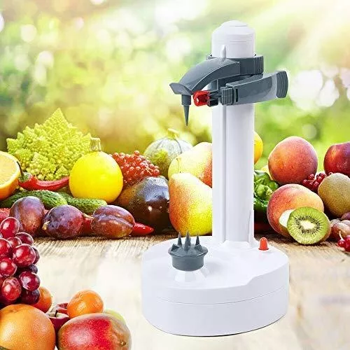 Pelador De Papas Patatas Automatico Electrico Rotativo Limones Manzanas  Nuevo 