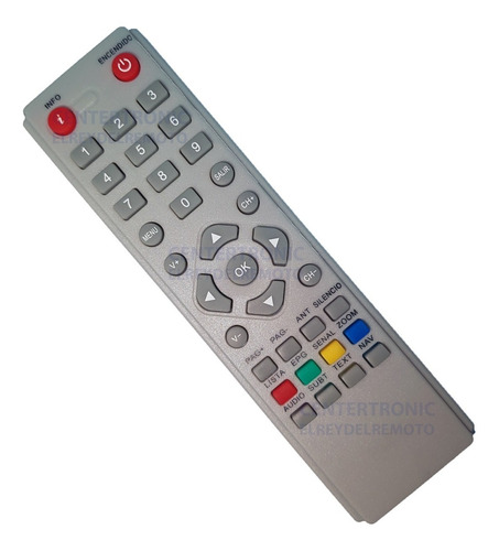 Imagen 1 de 5 de Control Remoto Sintonizador Conversor Hd Tda Ute720 Ute 740