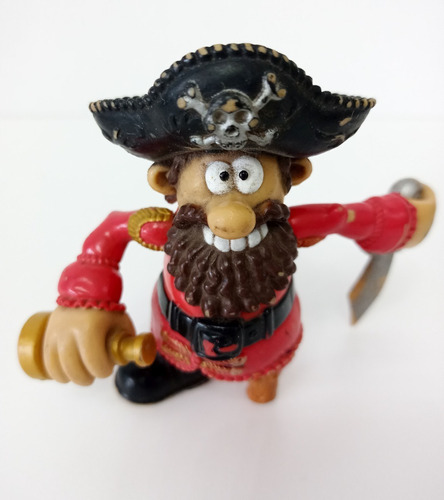 Muñeco Pirata Capitan Pata De Palo Articulado