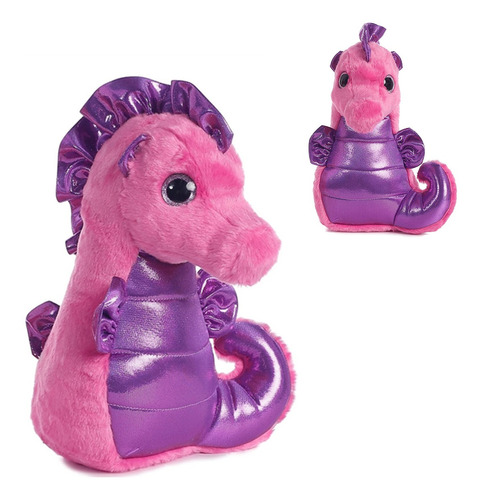Imagen 7 de 10 de Peluche Caballito De Mar Girlz Nation Aurora Suave Felpa Ax®