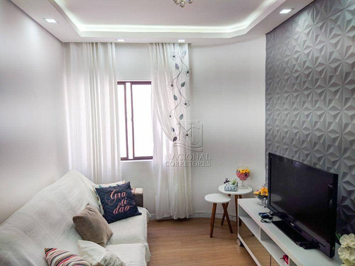 Imagem 1 de 30 de Apartamento Com 3 Dormitórios À Venda, 130 M² Por R$ 380.000 - Vila Scarpelli - Santo André/sp - Ap9878
