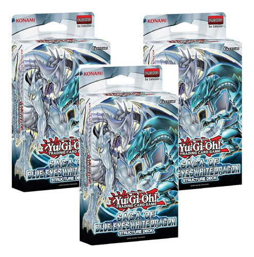 Yugioh - Saga Of Blue-eyes White Dragon Structure Deck 3pz