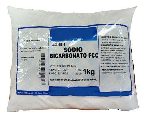 Bicarbonato De Sodio X 1 Kg