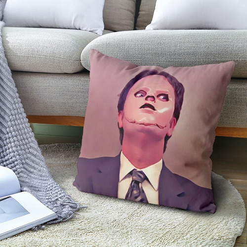 Cojín Dwight The Office Almohada Ultra Suave Terciopelo Color Dwight Schrute