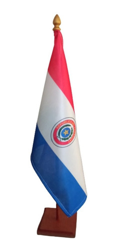Bandera Paraguay Mastil Escritorio Despachos Oficinas