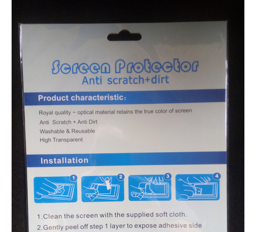 Protector De Pantalla De Film Universal 7 Pulgadas