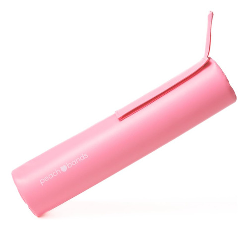 Almohadilla De Barra Peach Bands Con Correas Para Sentadilla Piel Rosa Vegana.