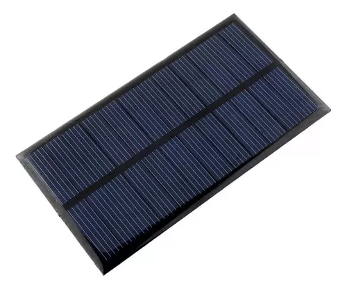 Mini Panel Solar Fotovoltaico Policristalino 5v 1w 6cmx11cm