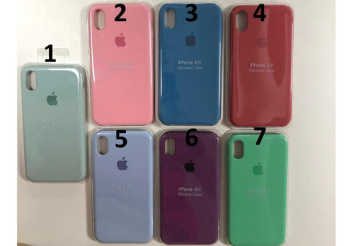 Estuche Funda De Silicona Para iPhone XR Original