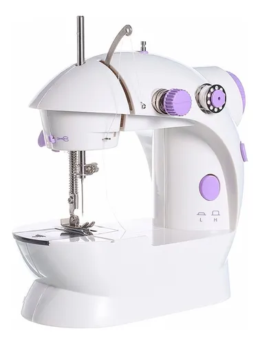 Maquina De Coser Mini Sweing Machine Con Pedal Color Blanco