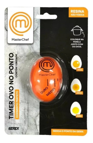 Timer Medidor Indicador Para Ovos Cozido Mollet - Masterchef