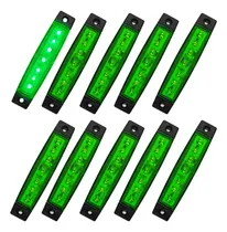 Comprar 10pcz Verde Plafones Led Luz Indicadora Lateral Camión 12v