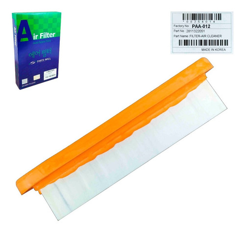 Imagen 7 de 9 de Filtro Aire Motor Elantra 1.5 1998 1999 2000 Original