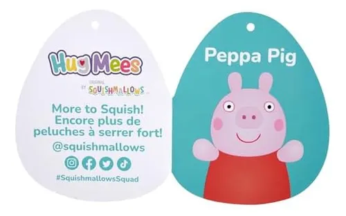 Squishmallows Hugmees Original Peppa Pig De 10 Pulgadas De