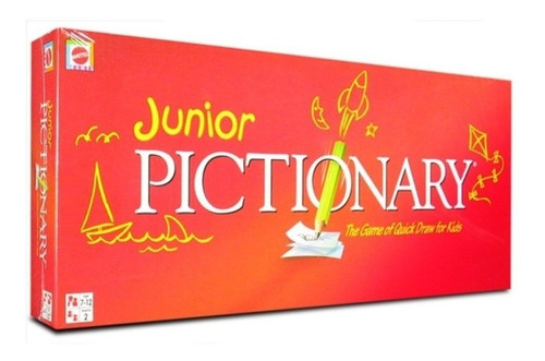  Juego De Mesa Pictionary Junior De Ruibal 2 Equipos +7 Años