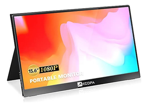 Monitor Portatil, Arzopa 15.6 Pulgadas Fhd Hdr 1080p 100% S
