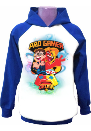 Blusa De Moletom Geleia Gamer Youtuber Geleia Infantil