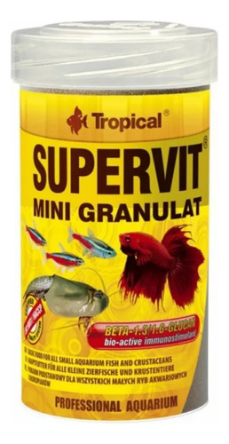 Alimento Peces Tropical Supervit Mini Granulat 100 Ml
