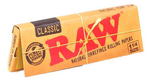 Papelillo Raw Classic 1 1/4 - 50 Hojas Clasicas