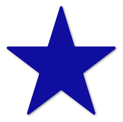 Iman Estrella Azul Oscuro Magnet America 4 X 4  Hecho Para