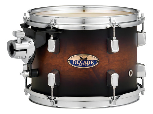 Bateria Pearl Decade Maple 5 Cuerpos B20 T10 T12 Tf14 R14x5 Dmp905p/c 260 Satin Brown Color Sunburst
