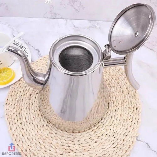 De Tetera Cafetera Jarra Acero Inoxidable 1.5l + Filtro