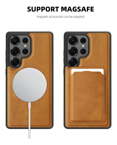 Capa Para Samsung Galaxy S24 Fe/s23/s22 Com Slot Para Cartõe