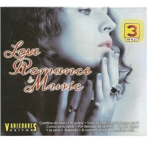 Love Romance & Music / 3 Cds  Musica Nuevo