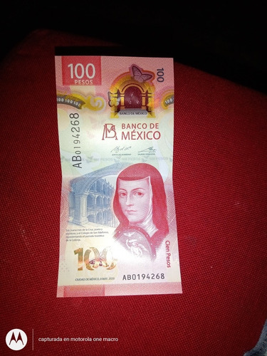 Billete De 100 Pesos Serie Ab